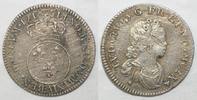 France 1/10 écu Gad 289 - 1/10 D'ÉCU VERTUGADIN 1716 A - Paris - FLAN RÉFORMÉ -