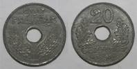 France 20 Centimes GADOURY 321 - 20 CENTIMES 1941 - TYPE 20 - KM 900 -