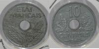 France 10 Centimes GADOURY 291 - 10 CENTIMES 1943 - TYPE ETAT FRANCAIS - PETIT MODULE - KM 898 -