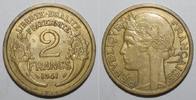 France 2 Francs GADOURY 535a - 2 FRANCS 1941 - TYPE MORLON - KM 886 -