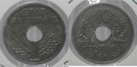 France 10 Centimes GADOURY 290 - 10 CENTIMES 1941 - TYPE ÉTAT FRANÇAIS - GRAND MODULE - KM 898.1 -