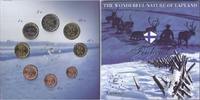 Finlande Série complète FINLANDE - COFFRET EURO BRILLANT UNIVERSEL 2004 - 8 PIECES DE 1999 à 2003 - LAPONIE -