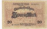 France 20 Mark 68100 - MULHOUSE (MULHAUSEN) - 20 MARK 15.10.1918 - SPL -