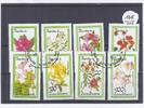 Guinée Lot de timbres GUINÉE - 8 TIMBRES - FLEURS -