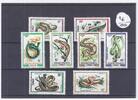 Congo Lot de timbres CONGO - 8 TIMBRES - 1971 - REPTILES -