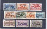 Maroc Lot de timbres MAROC - 10 TIMBRES - TANGER - 1 À 80 FRANCS -