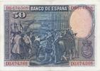 Espagne 50 Pesetas ESPAGNE- PICK 75 b - 50 PESETAS - 15/08/1928 -