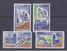 Mali Lot de timbres MALI - 4 TIMBRES - 50, 150, 200 ET 300 FRANCS - JEUX OLYMPIQUES - MUNICH - 1972 -