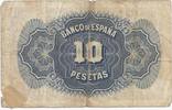 Espagne 10 Pesetas ESPAGNE - PICK 86 a - 10 PESETAS - 1935 (1936) -