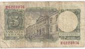 Espagne 5 Pesetas ESPAGNE - PICK 146 a - 5 PESETAS - 22/07/1954 -