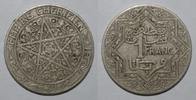 Maroc 1 Franc 1921 MAROC - Y 36 - 1 FRANC 1921 - Non Daté 1339 H SS 3,00 EUR  + 3,20 EUR frais d'envoi