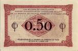 France 50 Centimes 75 - PARIS - CHAMBRE DE COMMERCE - 50 CENTIMES 1920 -