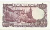 Espagne 100 Pesetas ESPAGNE - PICK 152 - 100 PESETAS - 17/11/1970 -
