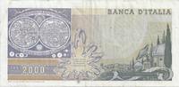 Italie 2.000 Lire ITALIE - PICK 103 c - 2 000 LIRE - 24/10/1983 -
