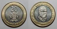 Jamaique 20 Dollars JAMAÏQUE - KM 182 - 20 DOLLARS 2000 - MARCUS GARVEY -