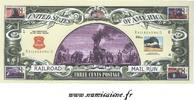 Etats-Unis 3 Cents ÉTATS UNIS - 3 CENTS 2002 - WAGON POSTAL - RAILROAD MAIL RUN - BILLET FANTAISIE -