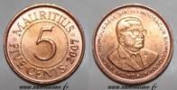 Ile Maurice 5 Cents ILE MAURICE - KM 52 - 5 CENTS 2007 -