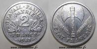 France 2 Francs GADOURY 536 - 2 FRANCS 1943 B - Beaumont le Roger - TYPE ETAT FRANCAIS - KM 903 -