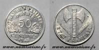 France 50 Centimes GADOURY 425 - 50 CENTIMES 1944 - TYPE BAZOR - KM 914 - Désaxée à 4h -