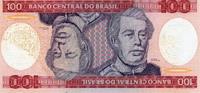 Brésil 100 Cruzeiros BRESIL - PICK 198 b - 100 CRUZEIROS - (1984) - SIGN 21 -