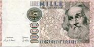 Italie 1.000 Lire ITALIE - PICK 109 a - 1 000 LIRE - 06/01/1982 -