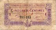 France 50 Centimes 31 - TOULOUSE - CHAMBRE DE COMMERCE - 50 CENTIMES - 08/03/1922 -