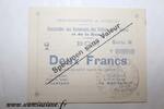 France 2 Francs 08 - MEZIERES BRAUX - BON DE 2 FRANCS 1915 - CAISSE D'EPARGNE - SPECIMEN - DV -