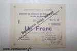 France 1 Franc 08 - MEZIERES BRAUX - BON DE 1 FRANC 1915 - CAISSE D'EPARGNE - SPECIMEN - DV -