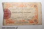 France 25 Centimes 02 - LAON - BON DE 25 CENTIMES 1915 - 19.09 - SÉRIE 16 - DV -