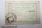 France 2 Francs 02 - SAVY - BON DE 2 FRANC - NON DATÉ - DV -