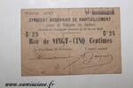 France 25 Centimes 08 - SEDAN - BON DE 25 CENTIMES 1916 - 26.02 - SERIE 490 - DV -