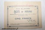 France 5 Francs 53 - MAYENNE - BON DE 5 FRANCS - DV -