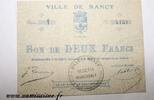 France 2 Francs 54 - NANCY - BON DE 2 FRANCS 1914 - 02.08 - DV -