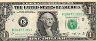 Etats-Unis 1 Dollar ETATS-UNIS - PICK 474 - 1 DOLLAR 1985 'G' -