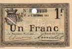 France 1 Franc 10 - TROYES - 1 FRANC - 08/09/1914 -