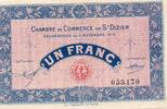 France 1 Franc 52 - ST DIZIERS - 1 FRANC 1915 - 11.11 - CHAMBRE DE COMMERCE -