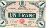 France 1 Franc 52 - ST DIZIERS - 1 FRANC 1920 - 14.04 - CHAMBRE DE COMMERCE -