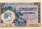 France 50 Centimes 75 - PARIS - 50 CENTIMES 1920 - CHAMBRE DE COMMERCE DE PARIS -