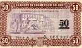 France 50 Centimes 90 - BELFORT - 50 CENTIMES 1921 - 12.10 - CHAMBRE DE COMMERCE -