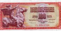 Yougoslavie 100 Dinara YOUGOSLAVIE - PICK 90 c - 100 DINARA - 16/05/1986 - CHEVAL -