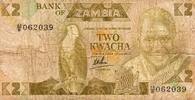 Zambie 2 Kwacha ZAMBIE - PICK 24 b - 2 KWACHA - 1980-1988 -