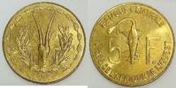 Afrique centrale 5 Francs ÉTATS DE L'AFRIQUE DE L'OUEST - KM 2 a - 5 FRANCS CFA - 2006 - GAZELLE -