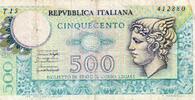Italie 500 Lire ITALIE - PICK 95 - 500 LIRE - 20/12/1976 -