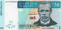 Malawi 50 Kwacha MALAWI - PICK 39 - 50 KWACHA - 01/07/1997 -
