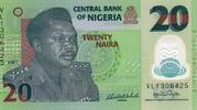 Nigeria 20 Naira NIGERIA - PICK L.P 34 - 20 NAIRA 2007 - POLYMER -