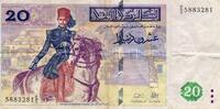Tunisie 100 Dinara TUNISIE - PICK 88 - 20 DINARS - 07/11/1992 -