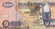 Zambie 100 Kwacha ZAMBIE - PICK 38 a - 100 KWACHA - 1992 -