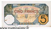 Afrique occidentale française 5 Francs AFRIQUE DE L'OUEST - PICK 5 b/ F - DAKAR - 5 FRANCS 16/05/1929 -