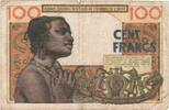 Côte d'Ivoire 100 Francs B C E A O - COTE D'IVOIRE - PICK 101 a e - 100 FRANCS - 02/03/1965 -