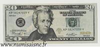 Etats-Unis 20 Dollars ÉTATS-UNIS - 20 DOLLAR 2017 - Andrew Jackson - Réplique pour le cinéma -
